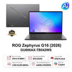 Laptop Gaming ASUS ROG Zephyrus G16 GU606AX-TB042WS (Core Ultra 9 386H, 64GB, 2TB, RTX 5090 24GB, 16