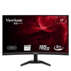 Màn hình Viewsonic VX2468-PC-MHD (24inch/FHD/VA Cong/165Hz/Loa/Đen)