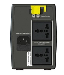 UPS APC Back-UPS BX650LI-MS (650VA/325W, AVR, 230V, Ắc quy 12V 7Ah, màu đen)