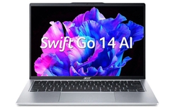 Laptop Acer Swift Go 14 AI SFG14-I71-70RP (Intel Core Ultra X7 358H, 32GB DDR5X, 1TB, 14 Inch 2.8K, OLED, Win 11, Bạc) - NX.JZHSV.003