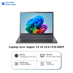 Laptop Acer Aspire 14 AI A14-11M-X8FP