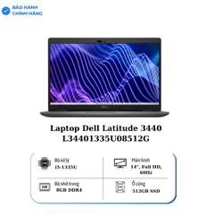 Laptop Dell Latitude 3440 L34401335U08512G (Intel Core i5-1335U | 8GB | 512GB | 14 inch FHD | Ubuntu)