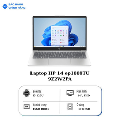 Laptop HP 14 ep1009TU 9Z2W2PA (Core 5 120U/ 16GB/ 1TB SSD/ 14 inch FHD/ Win11/ Silver)