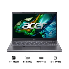 Laptop Acer Gaming Aspire 5 A515-58GM-598J (i5-13420H | 16GB | 512GB | GeForce RTX 2050 4GB | 15.6′ FHD 144Hz | Win 11)