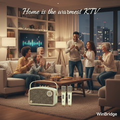 Loa Karaoke Di Động WinBridge L200 (70W, 2 micro UHF, Bluetooth, pin 4000mAh)