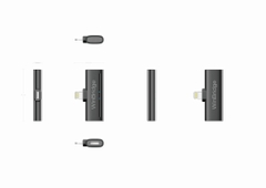 Micro không dây WinBridge M31 (2.4G, khử ồn, 360°, 11 giờ, Type-C/Lightning)