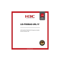 License H3C SecPath F100-BAS LIS-F100BAS-URL-1Y (URL Signature Update, 1 năm)