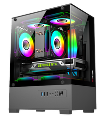CASE MAGIC MIX ULTRA BLACK sẵn 3 Fan
