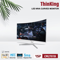 Màn hình cong 27 Inch VSP CM2701B FullHD/75Hz/LED – White