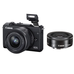 MÁY ẢNH CANON EOS M200 KIT EF-M15-45MM F3.5-6.3 IS STM/ TRẮNG/ ĐEN