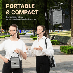Loa kéo WinBridge S97 (60W, UHF Wireless, 2 micro không dây, Bluetooth, USB, TF Card, AUX)