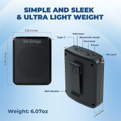 Loa trợ giảng WinBridge WB008U (UHF, 15W, Bluetooth, USB, TF Card, AUX)
