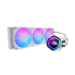 Tản nhiệt nước Cooler Master MasterLiquid 360 Atmos II White (LCD 2.1 inch, ARGB)