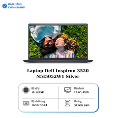 Laptop Dell Inspiron 3520 N5I5052W1 Silver