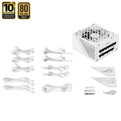 Nguồn máy tính ASUS ROG STRIX 850W GOLD - White Edition