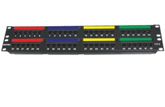 Patch panel 24 port Dintek, CAT.6, 19 inch, Fully Shielded (1402-04033)