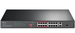 Switch 16 cổng PoE+ 10/100Mbps + 2 cổng Gigabit TP-LINK TL-SL1218P