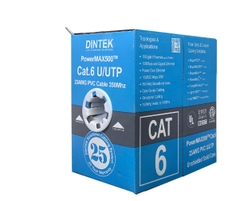 Cáp mạng Dintek CAT.6 UTP (1101-04032, 305 mét/thùng)