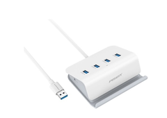 Hub  chia 2 trong 1, 4 cổng USB3.0 vừa là giá đỡ điện thoại, máy tính bảng (NJ-HB02-A1000)