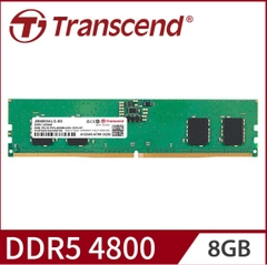 Transcend Laptop JetRAM 8GB DDR5 4800MHz SO-DIMM RAM JM4800ASG-8G