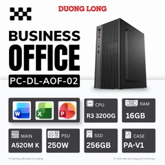 PC Văn Phòng AOF-02 (AMD Ryzen 3, 16GB, 256GB, 250W)