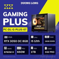 PC Gaming Nâng Cao G-PLUS-07 (Intel Core i5-12th, 16GB DDR5, 1TB, RTX 3050 OC 8GB, 650W)