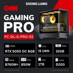 PC Gaming Cao Cấp G-PRO-02 (Intel Core i5-14th, 32GB, 1TB, RTX 5050 OC 8GB, 850W)