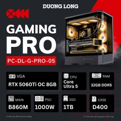 PC Gaming Cao Cấp G-PRO-05 (Intel Core Ultra 5, 32GB, 1TB, RTX 5060 Ti OC 8GB, 1000W)