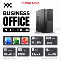 PC Văn Phòng IOF-06 (Intel Core i3-12th, 8GB, 500GB, 550W)