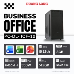 PC Văn Phòng IOF-10 (Intel Core i5-12th, 8GB, 500GB, 550W)