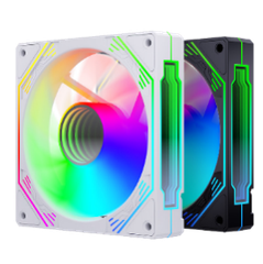 Fan MAGIC SNOWMAN F-120 V1 ARGB | BLACK - WHITE