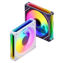 MAGIC SNOMAN F-135 BLAKC/ WHITE ARGB 3 MẶT GƯƠNG ( FAN NGƯỢC GIÓ )