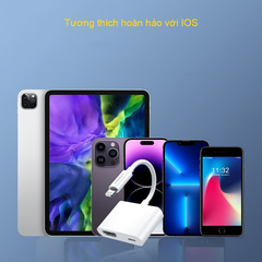 Hub chuyển Lightning PISEN FYD-H04. Chuyển tín hiệu từ cổng Lightning cổng HDMI