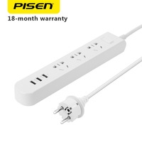 Ổ cắm điện thông minh PISEN PSCXB-01U ( 3xAC , 3xUSB )