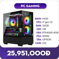 PC Gaming H610 i7 gen12