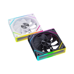 Quạt tản nhiệt MAGIC Snow Man F-125 ARGB Black/ White ( FAN NGƯỢC GIÓ )