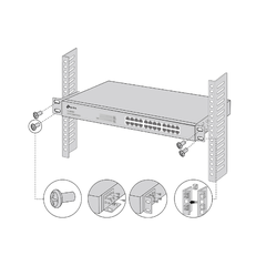 19-inch Switches Rack Mount Kit RackMount Kit-19