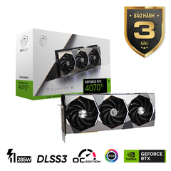 Card màn hình MSI GeForce RTX 4070 Ti SUPRIM X 12GB