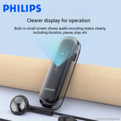 Máy ghi âm Philips VTR5170 Pro (64GB, MP3, Bluetooth 5.3, màn hình 0.87