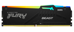 Ram PC Kingston FURY Beast RGB (KF556C40BBA-8) 8GB (1x8GB) C40 5600MHz DDR5
