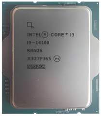 CPU Intel Core i3 14100 Tray (Socket 1700/ Base 3.5Ghz/ Turbo 4.7GHz/ 4 Cores/ 8 Threads/ Cache 12MB)