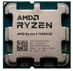 CPU AMD Ryzen 5 7500X3D TRAY (AMD AM5 - 6 Core - 12 Thread - Base 4.0Ghz - Turbo 4.5Ghz - Cache 102MB)