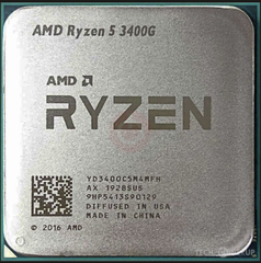 CPU AMD Ryzen 5 3400G MPK (Socket AM4/ Base 3.7 GHz/ Turbo 4.2GHz/ 4 Cores/ 8 Threads/ Cache 6Mb)