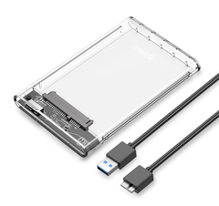 Hộp Box HDD/SSD 2.5 Orico 2139U3-CR-EP-HW, Trong Suốt