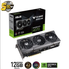 VGA ASUS TUF GAMING RTX 4070 12G (12GB GDDR6X,192-bit, HDMI +DP, 1x8-pin)