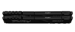 RAM DESKTOP KINGSTON FURY BEAST (KF436C17BBK2/16) 16GB (2X8GB) DDR4 3600MHZ