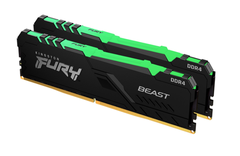 Ram PC Kingston Fury Beast RGB 32GB 3200MHz DDR4 (2x16GB) KF432C16BBAK2/32