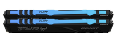 Ram PC Kingston Fury Beast RGB 16GB 3200MHz DDR4 (2x8GB) KF432C16BBAK2/16