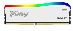 Ram PC Kingston Fury Beast White RGB Special Edition 16GB 3200MHz DDR4 KF432C16BWA/16