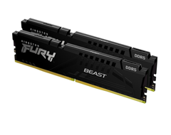 Ram PC Kingston Fury Beast Black 32GB 5200MHz DDR5 (2x16GB) KF552C40BBK2-32